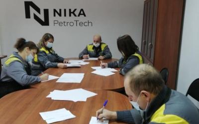 В семилукском отделении ООО «НИКА-ПЕТРОТЭК» прошла проверка знаний сотрудников по охране труда и пожарной безопасности