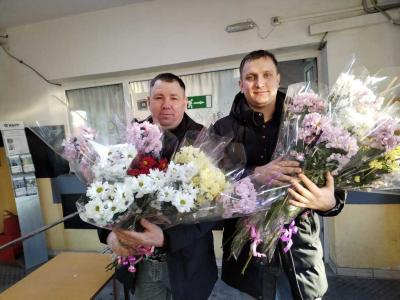 Компания поздравила сотрудниц с 8 Марта