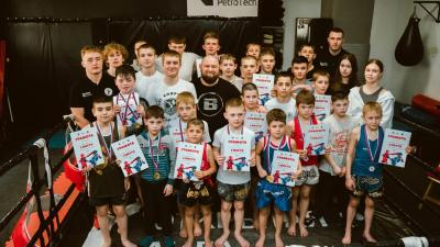 Юные воспитанники академии Fight Baza выступили на первых соревнованиях