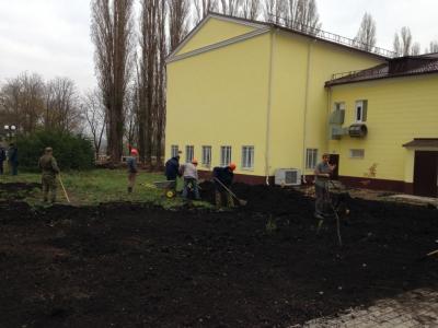 Участие в городском субботнике